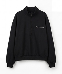 THESTORI（ザ・ストリ）の「ネルリクォータージップアップ（ブラック）（スウェット）」