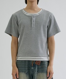 Asymmetry neck polo / アシンメトリーネックポロ（ポロシャツ）｜EPNK