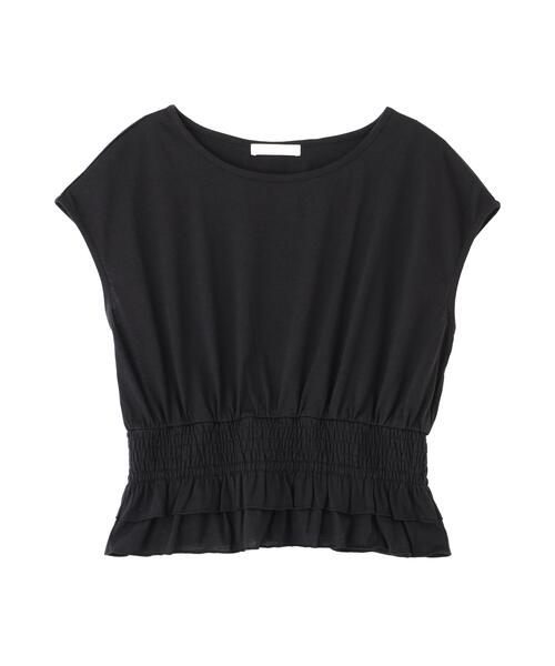 PROPORTION BODY DRESSING(プロポーションボディドレッシング)の「ウエストギャザーカットトップス / 1216260602(Tシャツ/カットソー・レディース・ホワイト系その他/ブルー/ブラック・FREE)」の17枚目の写真