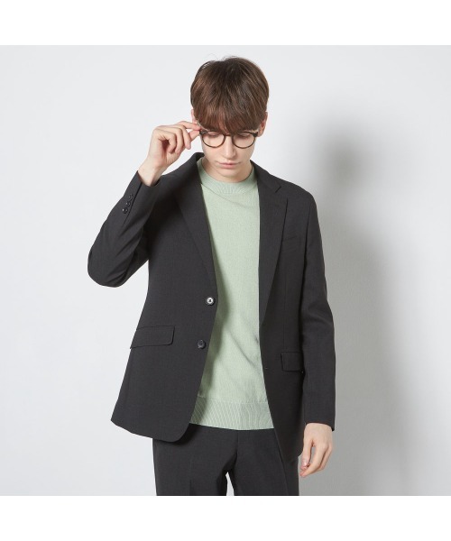 SUIT SELECT(スーツセレクト)の「【RBC】【半袖】和紙コットンブレンドクルーネックニットシャツ(Tシャツ/カットソー・メンズ・パープル/イエロー/グリーン・MEDIUM/LARGE/X-LARGE)」の12枚目の写真