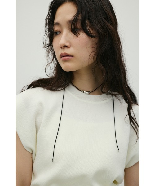 STYLEMIXER(スタイルミキサー)の「ショルダータックニット(ニット/セーター・レディース・レッド/ブラウン/ホワイト/チャコールグレー・FREE)」の12枚目の写真