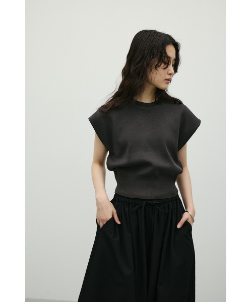 STYLEMIXER(スタイルミキサー)の「ショルダータックニット(ニット/セーター・レディース・レッド/ブラウン/ホワイト/チャコールグレー・FREE)」の21枚目の写真