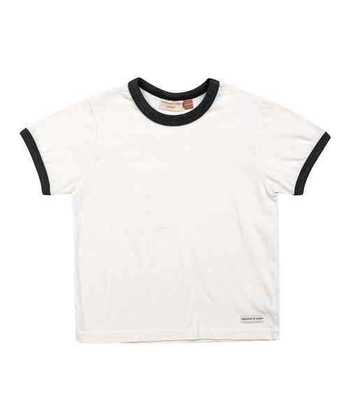BEACHESAND CREAM KIDS(ビーチスアンドクリームキッズ)の「ビーチスリンガーティーシャツ-チャコール(Tシャツ/カットソー・レディース・チャコール・LARGE/MEDIUM/SMALL)」の1枚目の写真