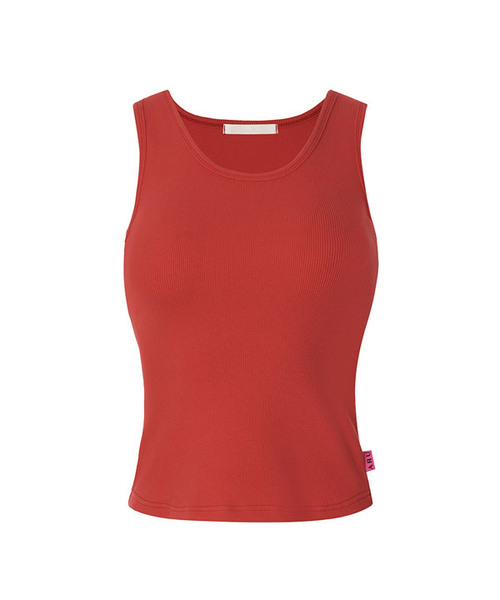 A.R.U(エイアールユー)の「FIT RIB SLEEVELESS(Tシャツ/カットソー・レディース・ホワイト/イエロー/カーキ/レッド/ブラック・SMALL/MEDIUM)」の5枚目の写真