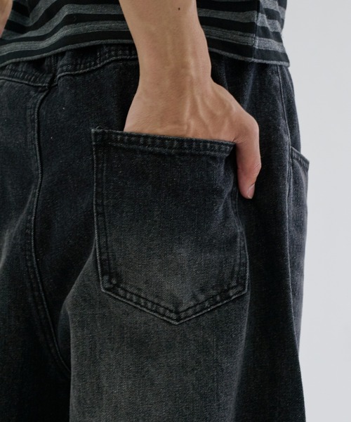 EPNK(イーピーエヌケー)の「Slab curve denim / スラブカーブデニム(デニムパンツ・メンズ・インディゴブルー/ブラック/グレー・X-SMALL/LARGE/MEDIUM/SMALL)」の5枚目の写真
