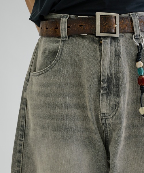 EPNK(イーピーエヌケー)の「Slab curve denim / スラブカーブデニム(デニムパンツ・メンズ・インディゴブルー/ブラック/グレー・X-SMALL/LARGE/MEDIUM/SMALL)」の13枚目の写真