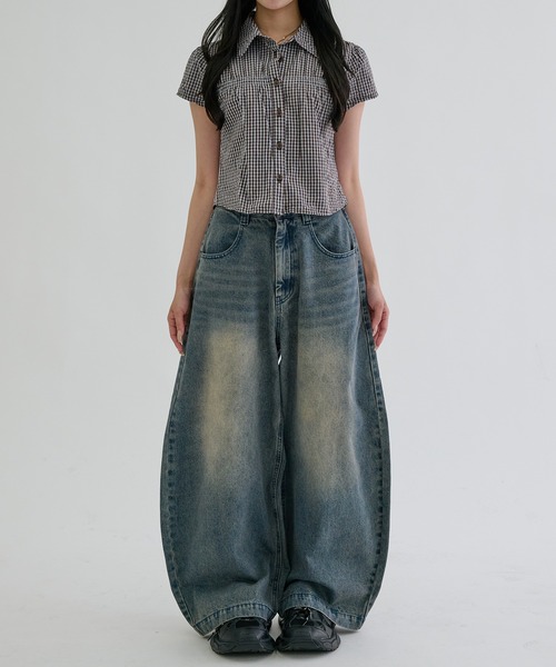 EPNK(イーピーエヌケー)の「Slab curve denim / スラブカーブデニム(デニムパンツ・メンズ・インディゴブルー/ブラック/グレー・X-SMALL/LARGE/MEDIUM/SMALL)」の6枚目の写真