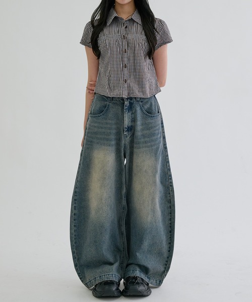 EPNK(イーピーエヌケー)の「Slab curve denim / スラブカーブデニム(デニムパンツ・メンズ・インディゴブルー/ブラック/グレー・X-SMALL/LARGE/MEDIUM/SMALL)」の7枚目の写真