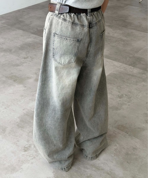 EPNK(イーピーエヌケー)の「Slab curve denim / スラブカーブデニム(デニムパンツ・メンズ・インディゴブルー/ブラック/グレー・X-SMALL/LARGE/MEDIUM/SMALL)」の11枚目の写真