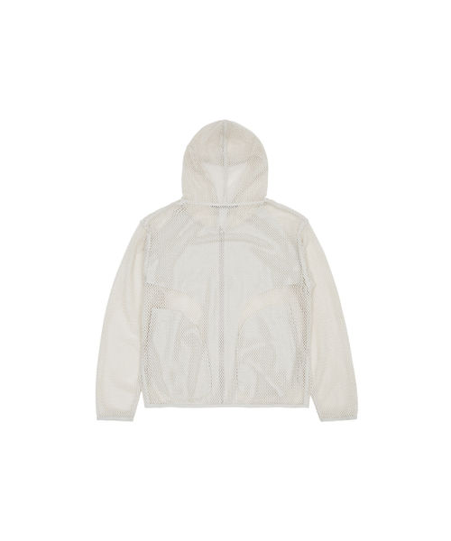 MEA（メア）の「STUDDED MESH ZIP HOODIE [IVORY]（ナイロンジャケット・メンズ・その他・2/3）」の2枚目の写真