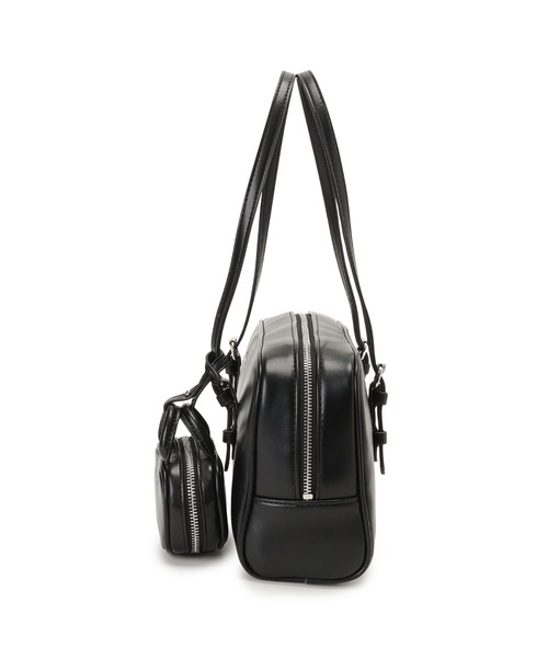 Guess(ゲス)の「JUSTINA Shoulder Satchel ショルダーバッグ(ショルダーバッグ・レディース・ブラック・ONE SIZE)」の3枚目の写真