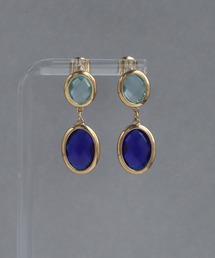 金属アレルギー対応　ドロップラインピアス