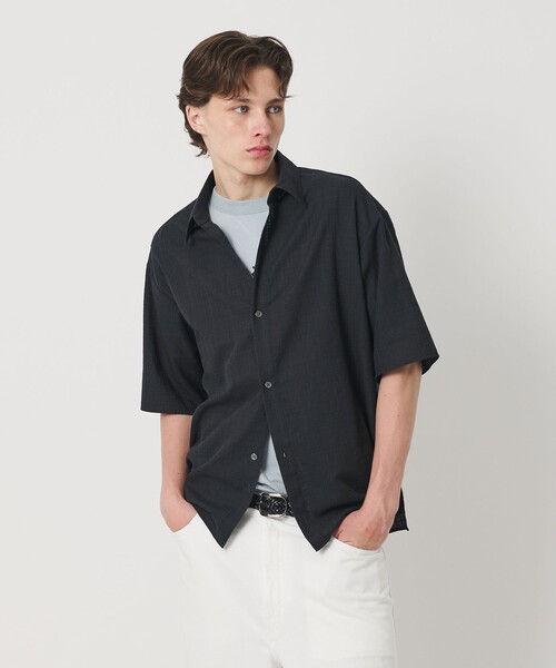 BEAUTY&YOUTH UNITED ARROWS(ビューティーアンドユースユナイテッドアローズ)の「ツイードライク テクスチャード レギュラー シャツ GRANDE型(シャツ/ブラウス・メンズ・ライトグレー/ブラック・XL/S/L/M)」の13枚目の写真