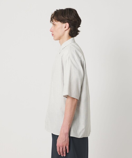 BEAUTY&YOUTH UNITED ARROWS(ビューティーアンドユースユナイテッドアローズ)の「ツイードライク テクスチャード レギュラー シャツ GRANDE型(シャツ/ブラウス・メンズ・ライトグレー/ブラック・XL/S/L/M)」の15枚目の写真