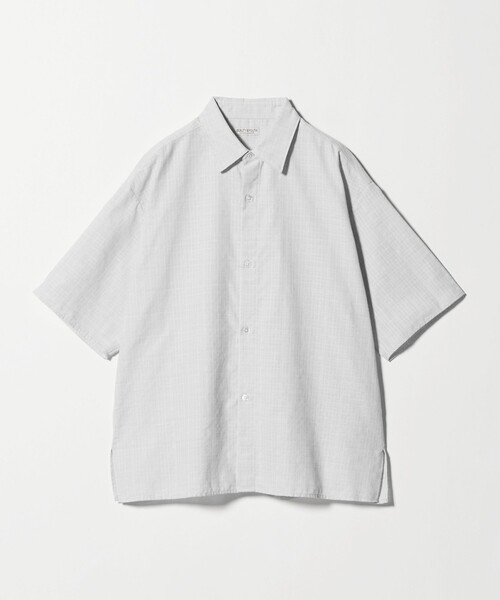 BEAUTY&YOUTH UNITED ARROWS(ビューティーアンドユースユナイテッドアローズ)の「ツイードライク テクスチャード レギュラー シャツ GRANDE型(シャツ/ブラウス・メンズ・ライトグレー/ブラック・XL/S/L/M)」の5枚目の写真