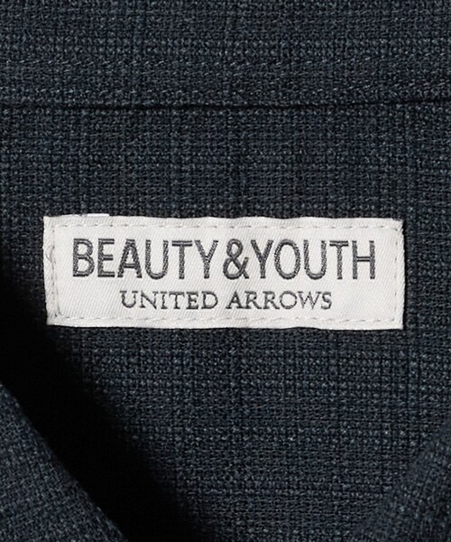 BEAUTY&YOUTH UNITED ARROWS(ビューティーアンドユースユナイテッドアローズ)の「ツイードライク テクスチャード レギュラー シャツ GRANDE型(シャツ/ブラウス・メンズ・ライトグレー/ブラック・XL/S/L/M)」の8枚目の写真