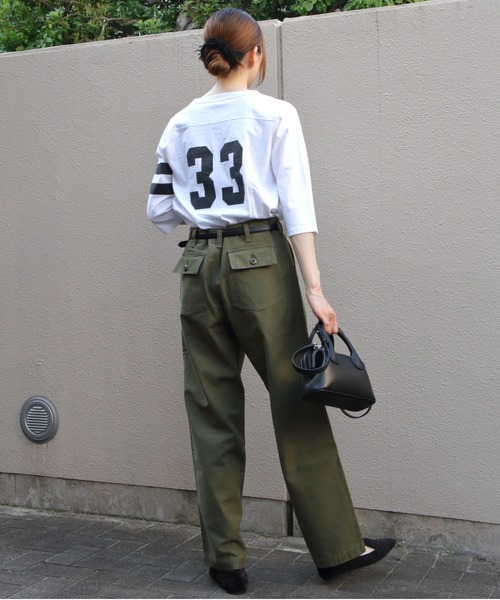 THE SHINZONE（ザ　シンゾーン）の「THE SHINZONE/シンゾーン　フットボールTEE　33 FOOTBALL TEE　26MMSCU20（Tシャツ/カットソー・レディース・ブラック/ホワイト・FREE）」の11枚目の写真