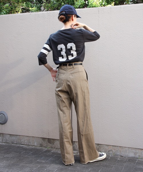 THE SHINZONE（ザ　シンゾーン）の「THE SHINZONE/シンゾーン　フットボールTEE　33 FOOTBALL TEE　26MMSCU20（Tシャツ/カットソー・レディース・ブラック/ホワイト・FREE）」の20枚目の写真