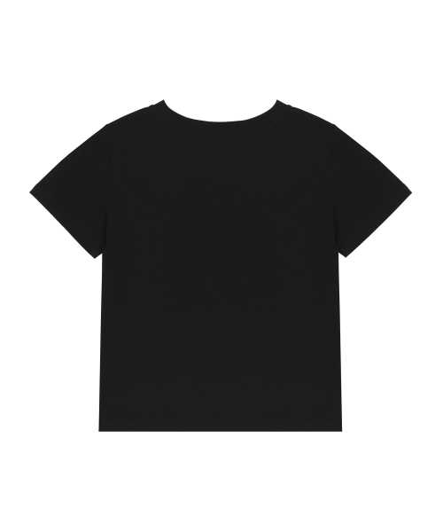 NICK&NICOLE(ニックアンドニコール)の「ROSE GRAPHIC SLIM TOP_BLACK(Tシャツ/カットソー・レディース・その他・FREE)」の2枚目の写真