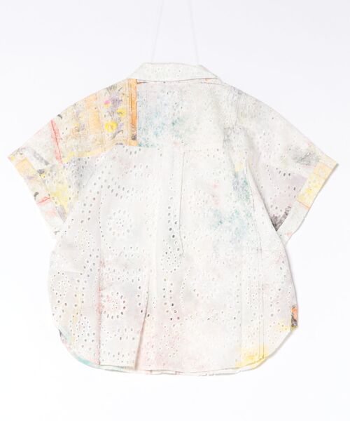 Desigual（デシグアル）の「アートグラフィックオープンカラーシャツ【2026秋冬新作】（シャツ/ブラウス・レディース・マルチ・M/L/XL/XS/S）」の5枚目の写真