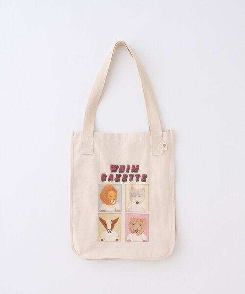 Whim Gazette(ウィムガゼット)の「【UNFORTUNATE PORTRAIT】別注WHIM TOTE BAG(トートバッグ・レディース・アイボリー・FREE)」の2枚目の写真