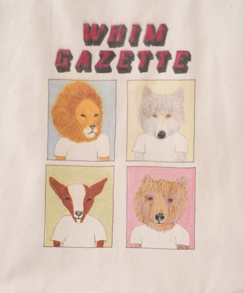 Whim Gazette(ウィムガゼット)の「【UNFORTUNATE PORTRAIT】別注WHIM TOTE BAG(トートバッグ・レディース・アイボリー・FREE)」の10枚目の写真