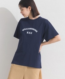 UVカット ロゴプリント半袖Tシャツ WILLIAMSBURG