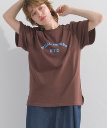 UVカット ロゴプリント半袖Tシャツ WILLIAMSBURG