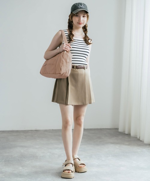 MUCENT(ムセント)の「MUCENT ムセント AMANDA FRONT POCKET SHOULDER BAG UNISEX ボストンバッグ/ショルダーバッグ(ボストンバッグ・メンズ・ベージュ/ブラック・FREE)」の20枚目の写真