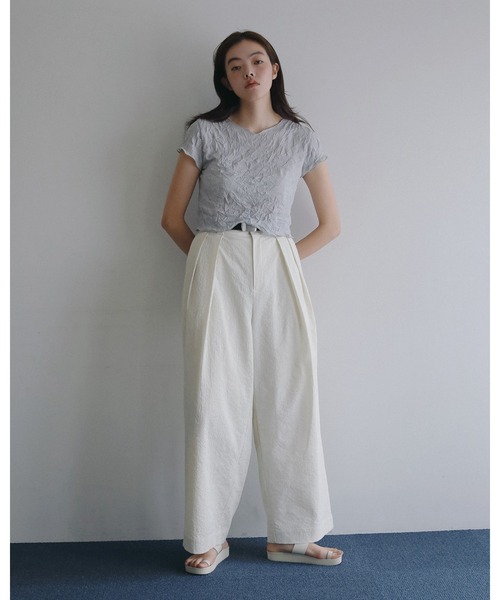 Sucker Tuck Pants（その他パンツ）｜anuke（アンヌーク）の