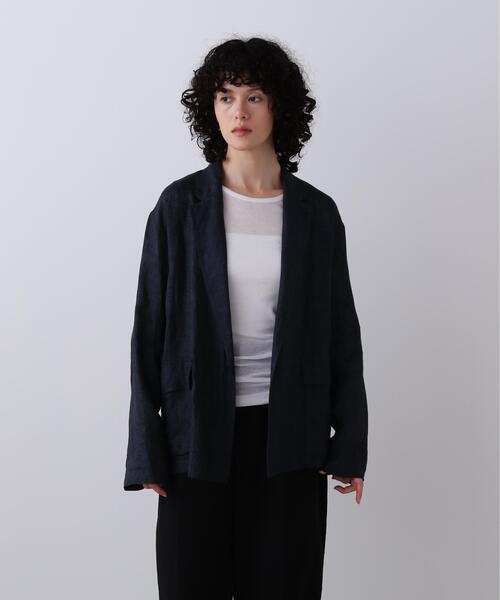 YLEVE / LINEN POPLIN JACKET（テーラードジャケット）｜YLEVE