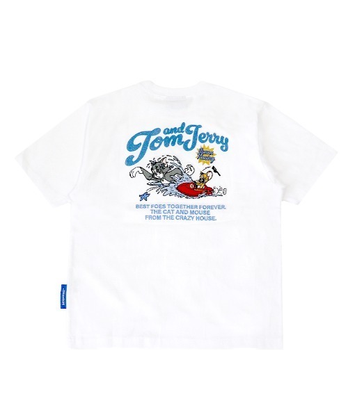 STYLISE（スタイライズ）の「【SEQUENZ】TJ SWIMMING EMB. TEE / 3カラー [26570923]（Tシャツ/カットソー・メンズ・ホワイト/ブラック/ブルー・M/L）」の12枚目の写真
