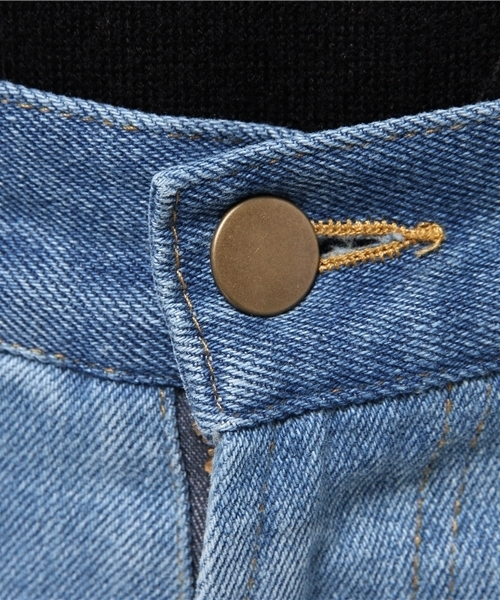 Kastane（カスタネ）の「パッチワークデニムパンツ（デニムパンツ・レディース・ブルー・1/2）」の5枚目の写真