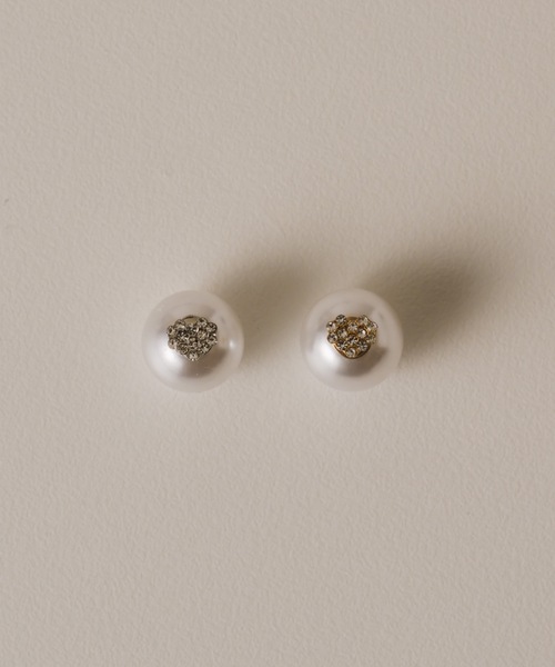 muku(ムク)の「2WAY PIERCE/HEART×PEARL(ピアス(両耳用)・レディース・ゴールド/シルバー・FREE)」の19枚目の写真