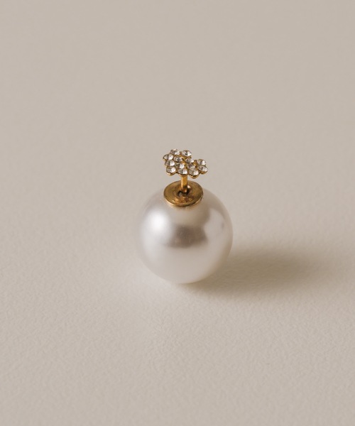 muku(ムク)の「2WAY PIERCE/HEART×PEARL(ピアス(両耳用)・レディース・ゴールド/シルバー・FREE)」の16枚目の写真
