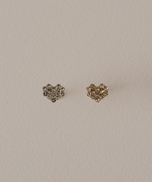 muku(ムク)の「2WAY PIERCE/HEART×PEARL(ピアス(両耳用)・レディース・ゴールド/シルバー・FREE)」の4枚目の写真