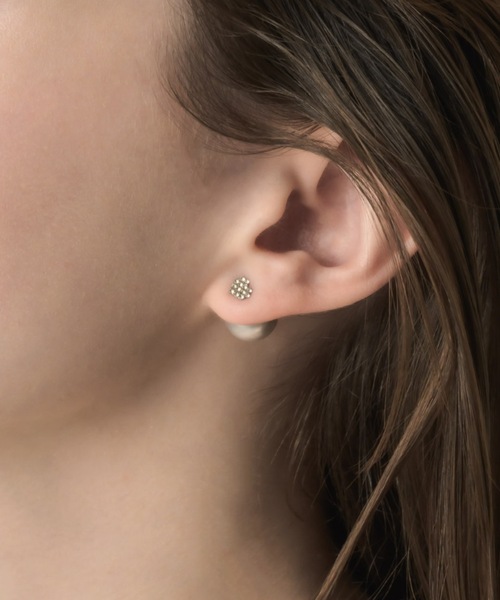 muku(ムク)の「2WAY PIERCE/HEART×PEARL(ピアス(両耳用)・レディース・ゴールド/シルバー・FREE)」の9枚目の写真