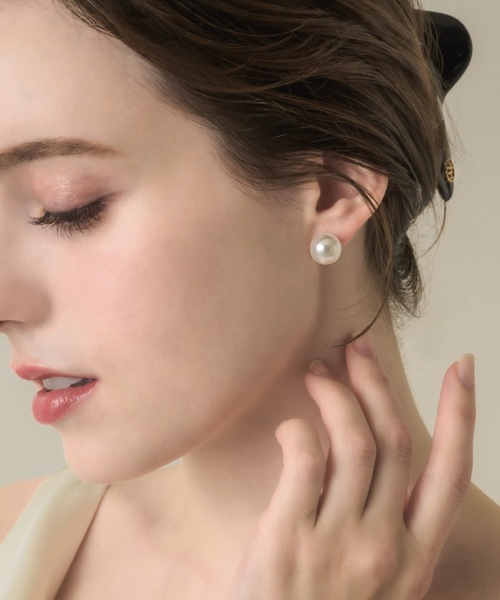 muku(ムク)の「2WAY PIERCE/HEART×PEARL(ピアス(両耳用)・レディース・ゴールド/シルバー・FREE)」の12枚目の写真