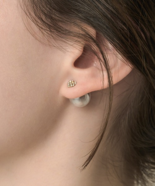 muku(ムク)の「2WAY PIERCE/HEART×PEARL(ピアス(両耳用)・レディース・ゴールド/シルバー・FREE)」の7枚目の写真