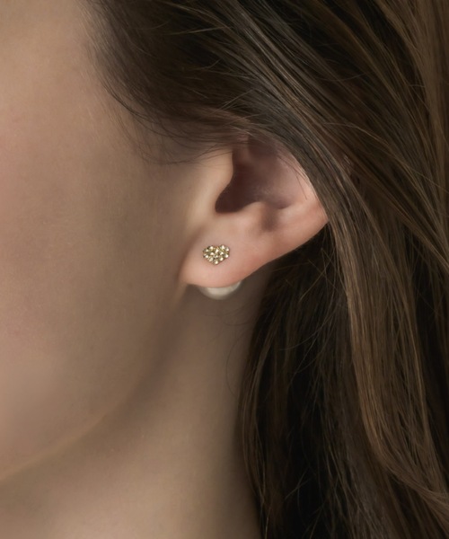 muku(ムク)の「2WAY PIERCE/HEART×PEARL(ピアス(両耳用)・レディース・ゴールド/シルバー・FREE)」の5枚目の写真