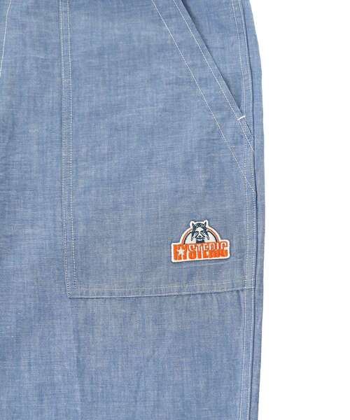 HYSTERIC GLAMOUR(ヒステリックグラマー)の「SEE NO EVILワッペン イージーパンツ(その他パンツ・メンズ・ブルー/ブラック・MEDIUM/SMALL/LARGE)」の4枚目の写真