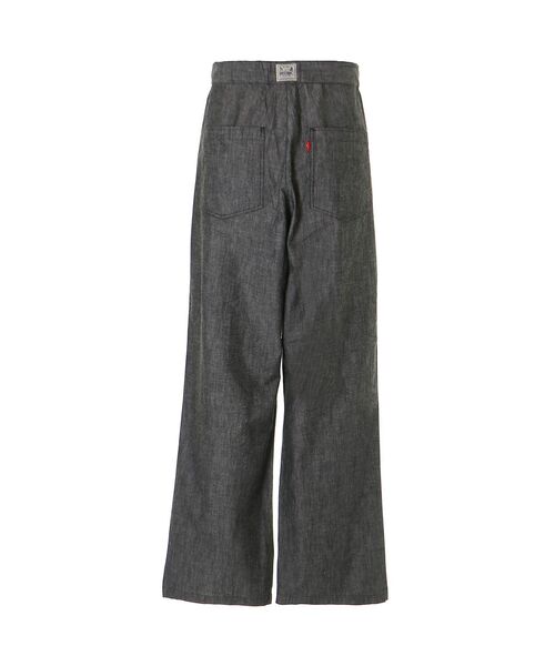 HYSTERIC GLAMOUR(ヒステリックグラマー)の「SEE NO EVILワッペン イージーパンツ(その他パンツ・メンズ・ブルー/ブラック・MEDIUM/SMALL/LARGE)」の6枚目の写真