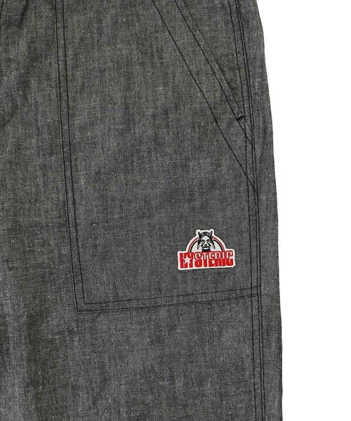 HYSTERIC GLAMOUR(ヒステリックグラマー)の「SEE NO EVILワッペン イージーパンツ(その他パンツ・メンズ・ブルー/ブラック・MEDIUM/SMALL/LARGE)」の7枚目の写真