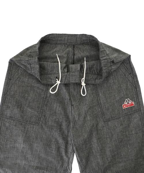 HYSTERIC GLAMOUR(ヒステリックグラマー)の「SEE NO EVILワッペン イージーパンツ(その他パンツ・メンズ・ブルー/ブラック・MEDIUM/SMALL/LARGE)」の8枚目の写真