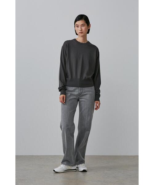YLEVE(イレーヴ)の「YLEVE / 13.5oz DENIM PRESSED 5P FADE(デニムパンツ・レディース・ブルー/ブラック・1/0)」の3枚目の写真