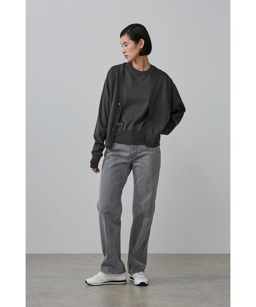 YLEVE(イレーヴ)の「YLEVE / 13.5oz DENIM PRESSED 5P FADE(デニムパンツ・レディース・ブルー/ブラック・1/0)」の4枚目の写真