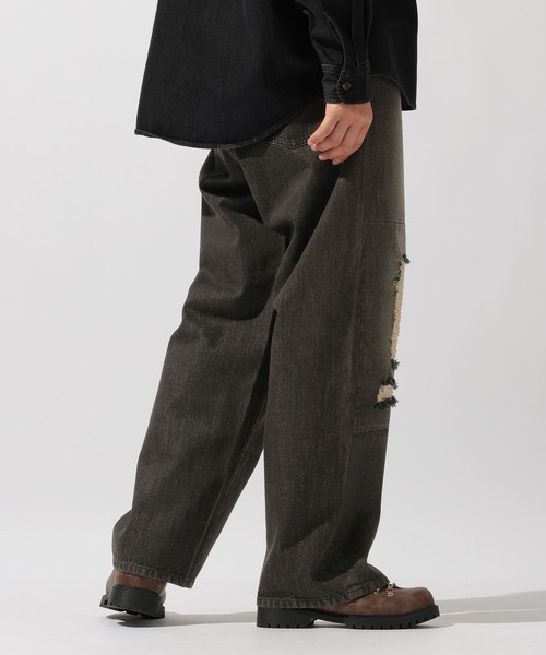 niko and...（ニコアンド）の「Distressed Denim Pants[niko and ...JEANS]（デニムパンツ・メンズ・アクア/チャコール・MEDIUM/LARGE/SMALL）」の19枚目の写真