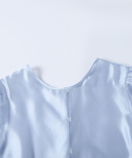 AMELY(エミリー)の「シアーティアードブラウス(シャツ/ブラウス・レディース・ブルー/ブラック/ベージュ・フリー)」の13枚目の写真