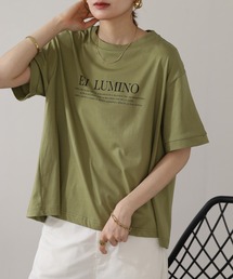 A.N.L ロゴプリント半袖Tシャツ