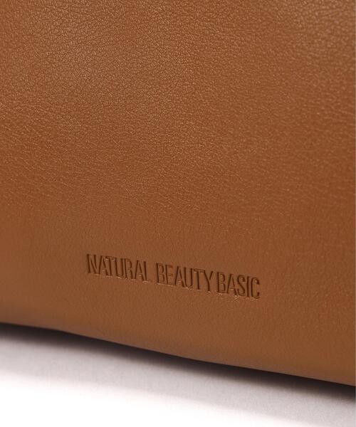 NATURAL BEAUTY BASIC（ナチュラルビューティーベーシック）の「ロップイヤーワンショルダー（ショルダーバッグ・レディース・キャメル/ブラック・-）」の9枚目の写真